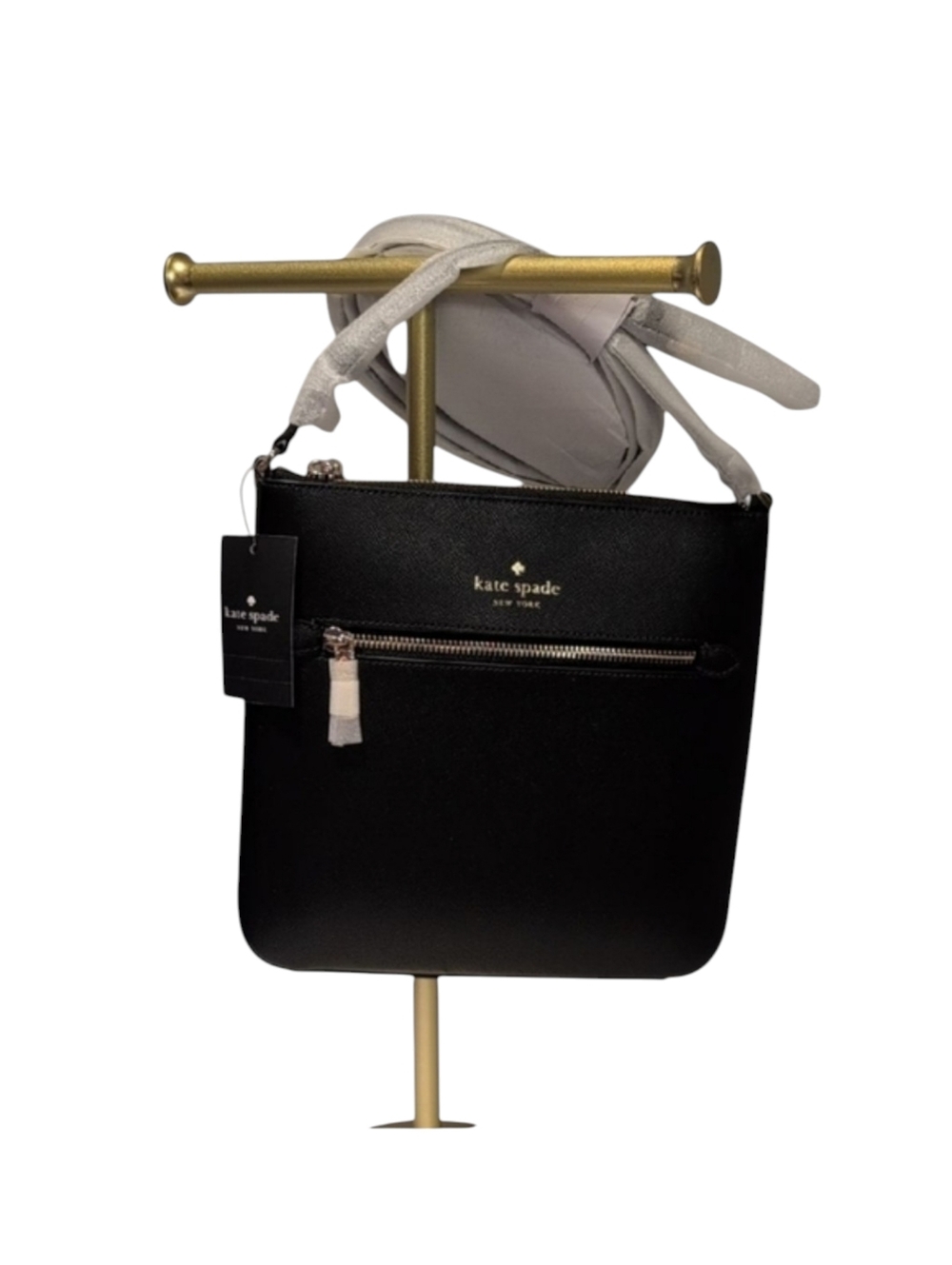 Kate Spade Large Sadie Crossbody Bag Black Saffiano Leather